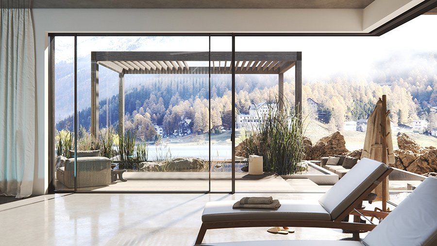 Inspired by seamless transition, these sliding systems meet the modern architecture trends